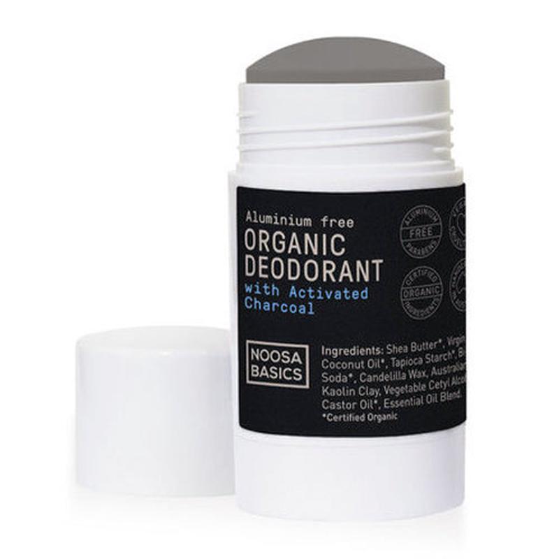 NOOSA BASICS Organic Deodorant Stick Activated Charcoal 60g
