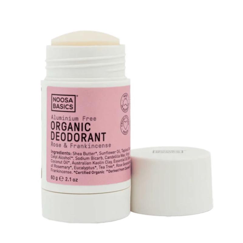 NOOSA BASICS Organic Deodorant Stick Rose & Frankincense 60g