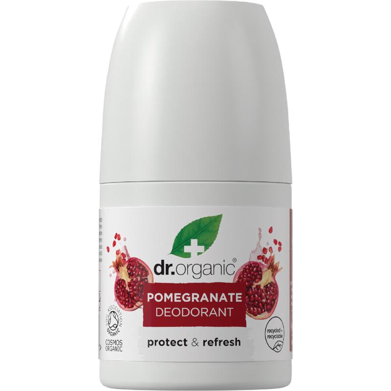 DR ORGANIC Deodorant Roll On Pomegranate 50ml