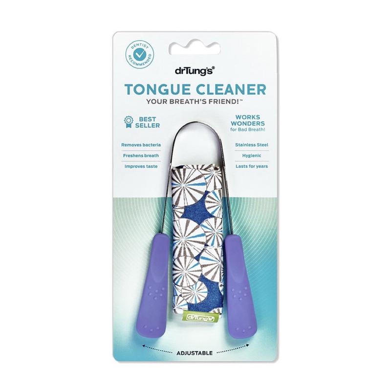 DR TUNGS Stainless Steel Tongue Cleaner (Colour May Vary)