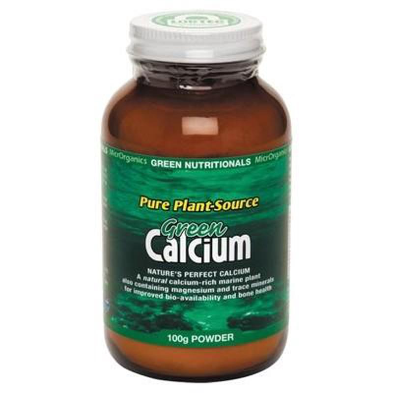 GREEN NUTRITIONALS Organic Green Calcium (Pure Plant Source) Powder 100g