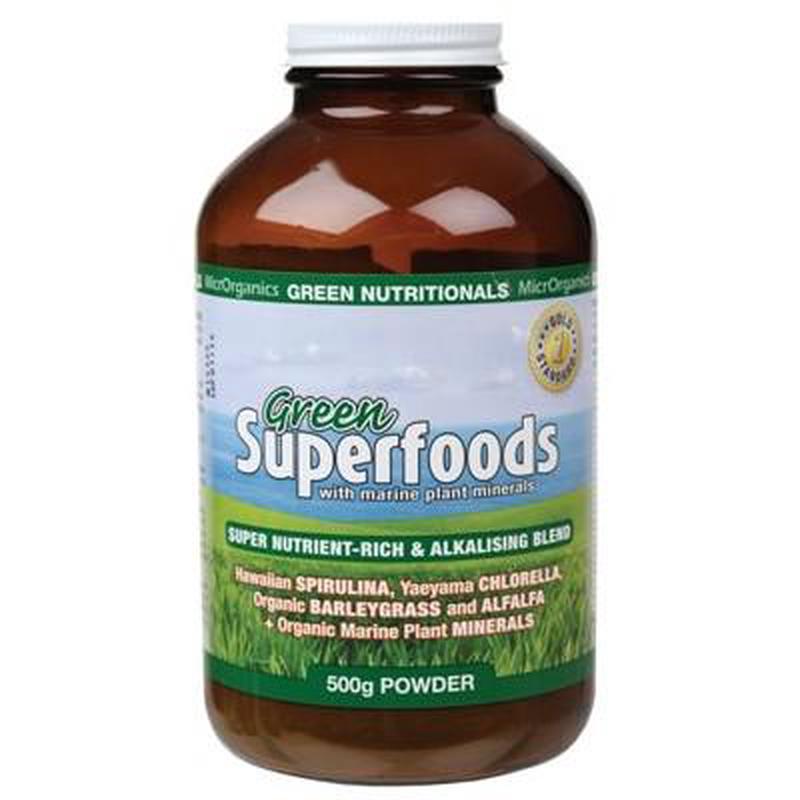 GREEN NUTRITIONALS Organic Green Superfoods Powder 450g