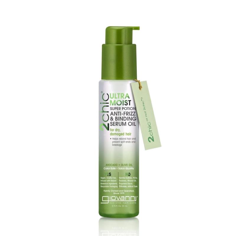 GIOVANNI Organic Anti-Frizz Serum 2chic Ultra-Moist (Dry, Damaged Hair) 81ml