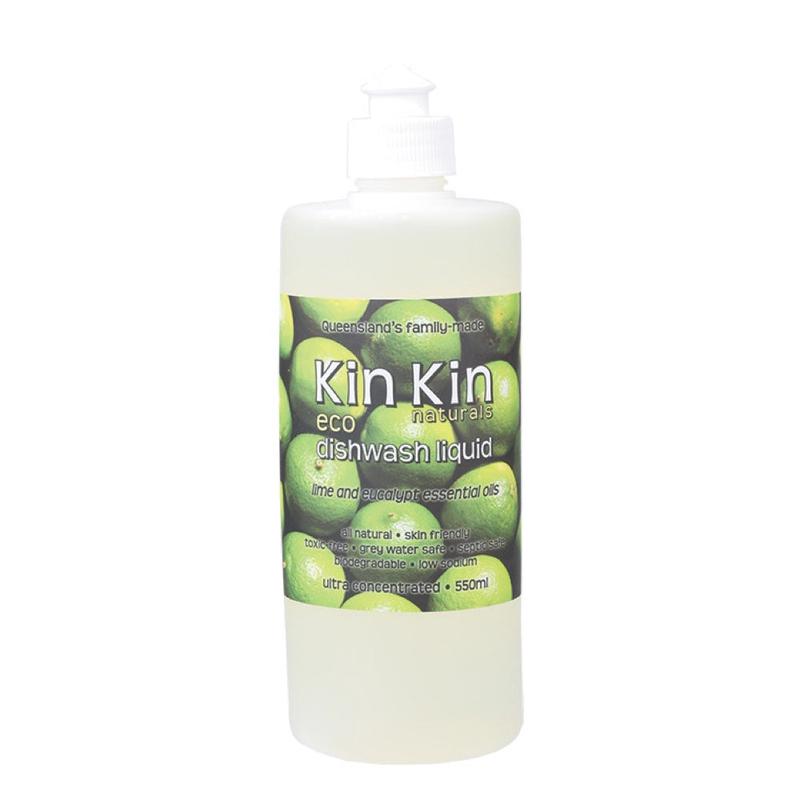 KIN KIN NATURALS Lime & Eucalypt Organic Dishwash Liquid 1050ml