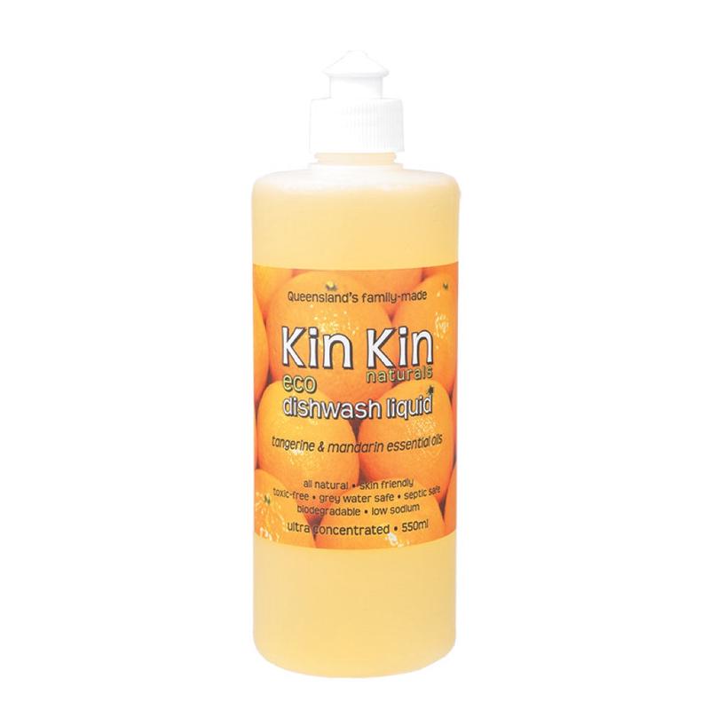 KIN KIN NATURALS Tangerine & Mandarin Organic Dishwash Liquid 1050ml