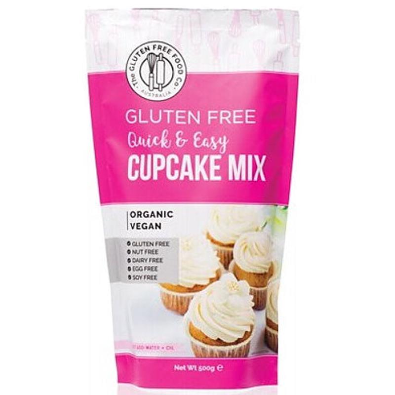 THE GLUTEN FREE FOOD CO Organic Cupcake Mix Quick & Easy 500g