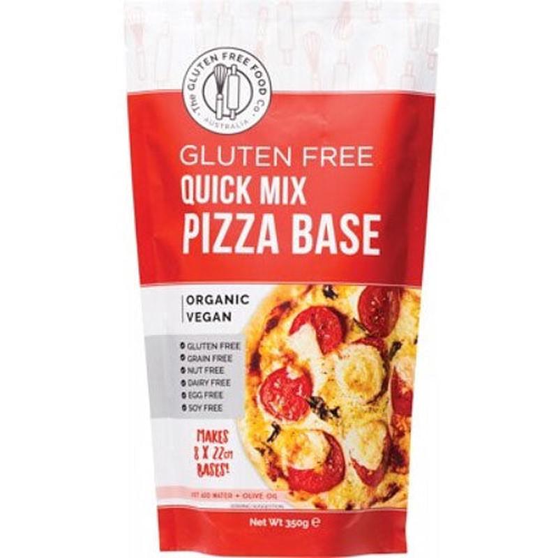 THE GLUTEN FREE FOOD CO Organic Quick Pizza Base Flour Mix 350g