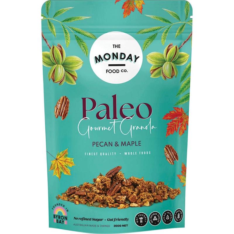 THE MONDAY FOOD CO. Paleo Granola Pecan Maple 300g