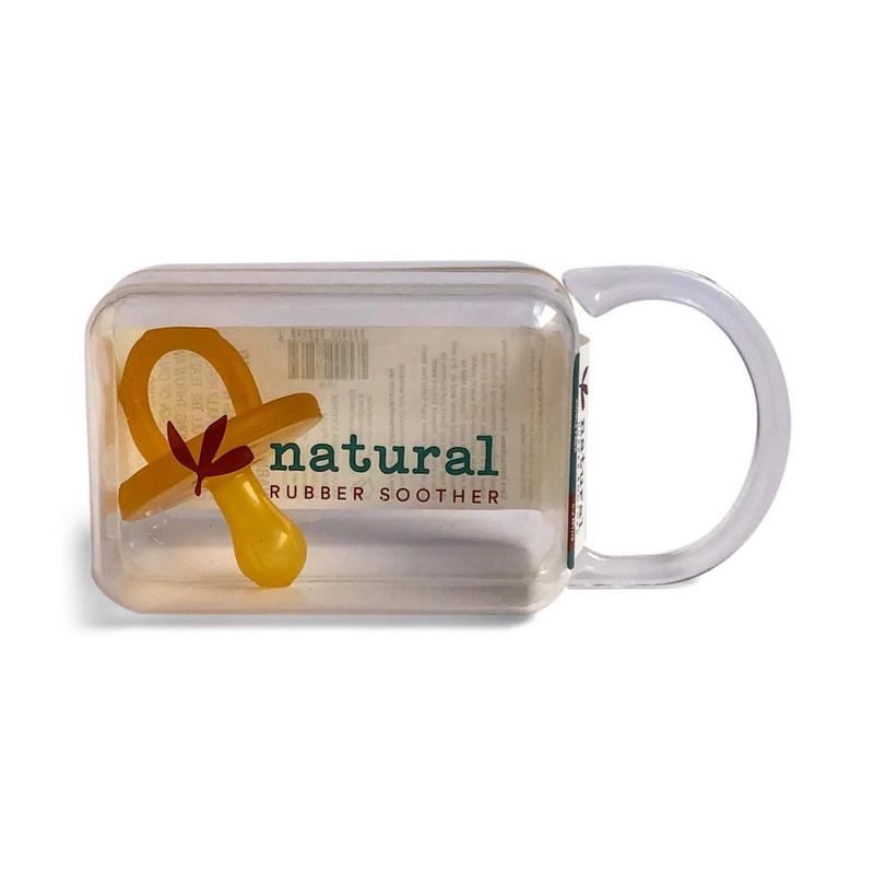NATURAL RUBBER SOOTHERS Soother Medium Rounded Soother (3 - 6 mths)