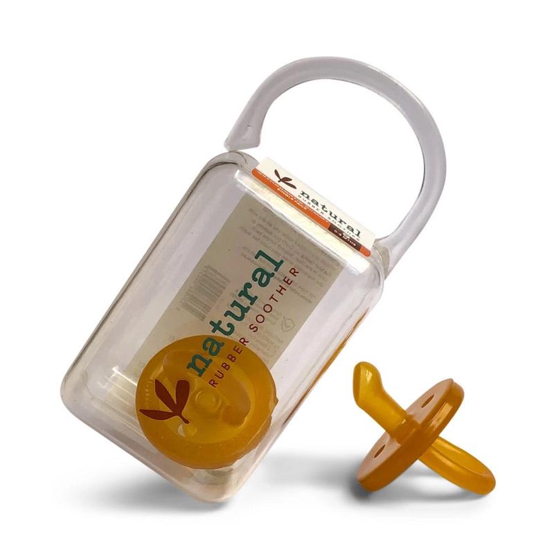 NATURAL RUBBER SOOTHERS Soother - Twin Pack Large Orthodontic (6 mths +)