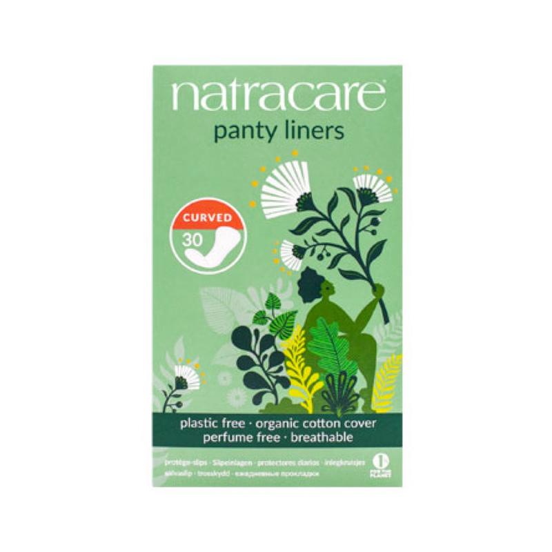 NATRACARE Organic Panty Liners Curved x30 Liners