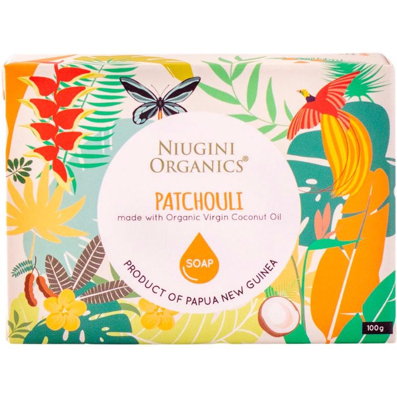 NIUGINI ORGANICS Coconut Oil Soap Patchouli - 100g