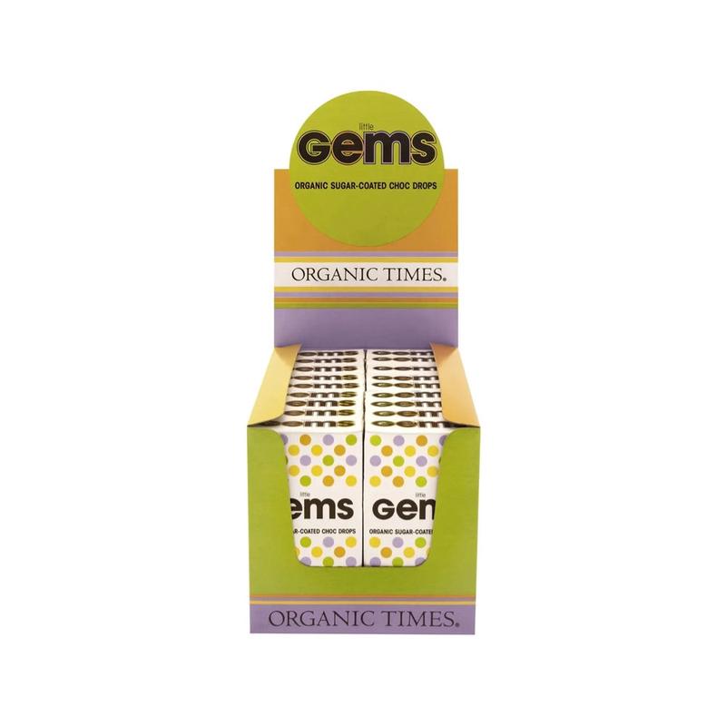ORGANIC TIMES Chocolate Little Gems 18x35g