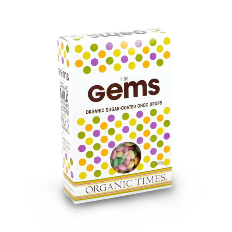 ORGANIC TIMES Chocolate Little Gems - 200g