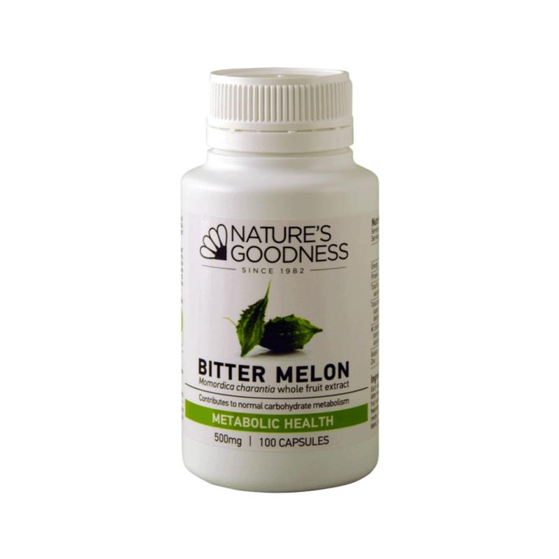 Nature's Goodness Bitter Melon Capsules 500mg 100c