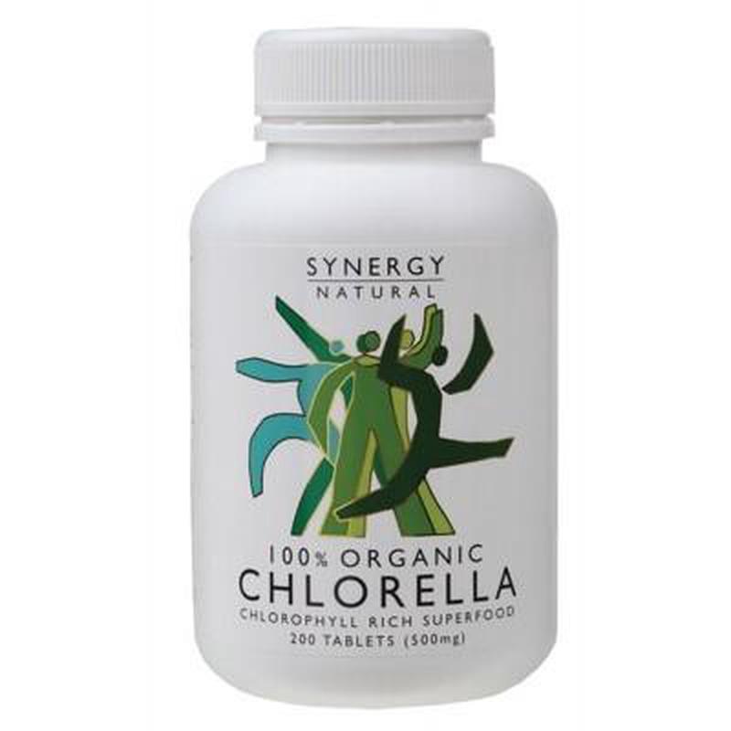 SYNERGY ORGANIC Chlorella 200 Tablets 500mg