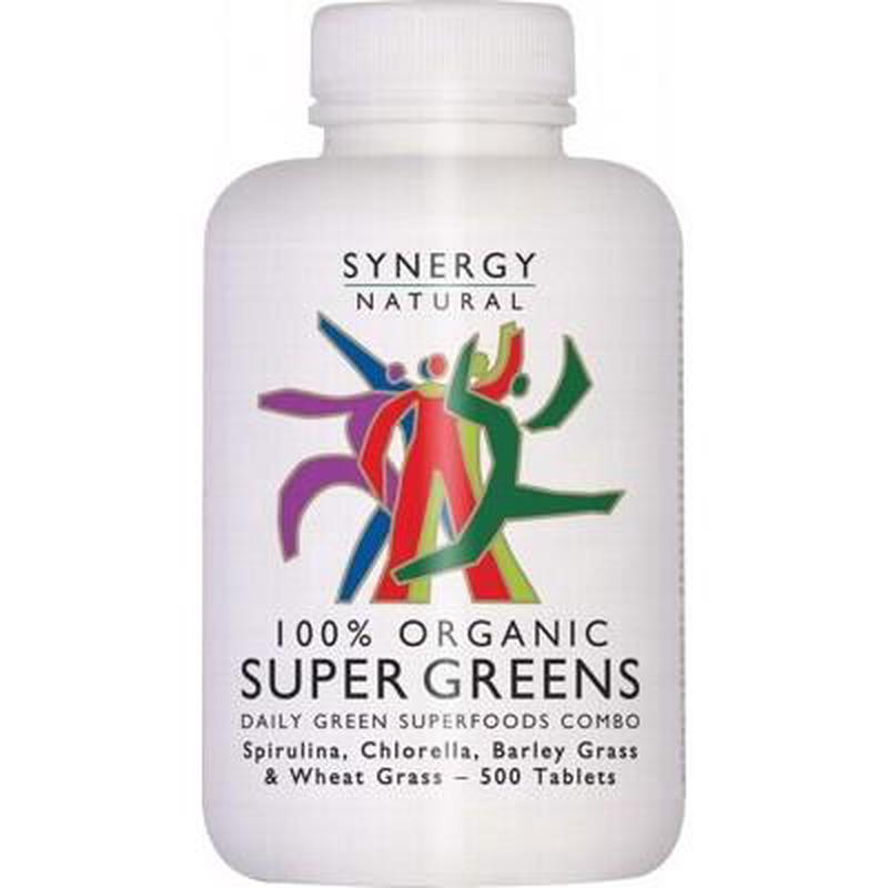 SYNERGY ORGANIC Organic Super Greens 500 Tablets