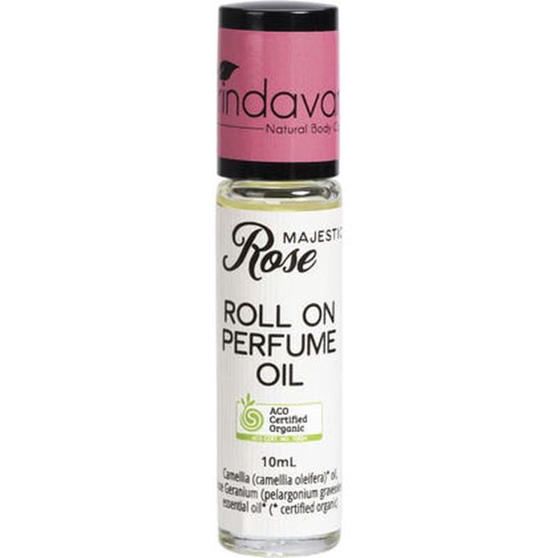 VRINDAVAN Organic Perfume Oil Majestic Rose 10ml