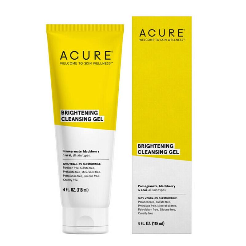 ACURE Cleansing Gel Brilliantly Brightening 100% Vegan 118ml
