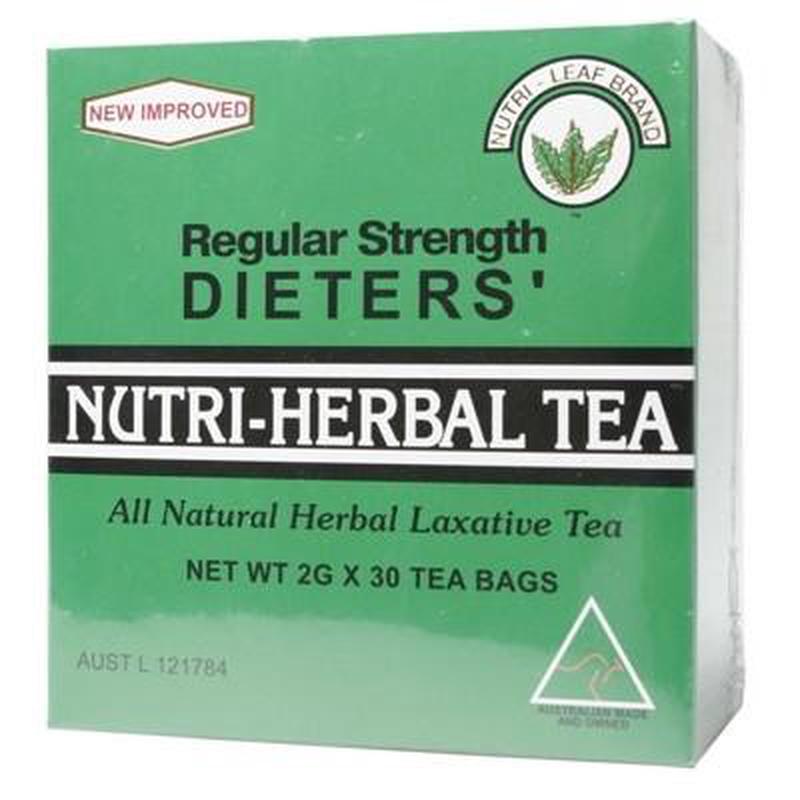 NUTRI-LEAF Herbal Tea Bags Dieters Tea Regular 30
