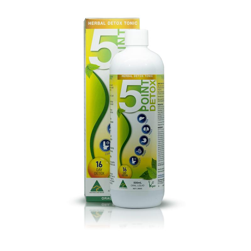 POINT PHARMA Herbal Detox Tonic 5 Point Detox 500ml