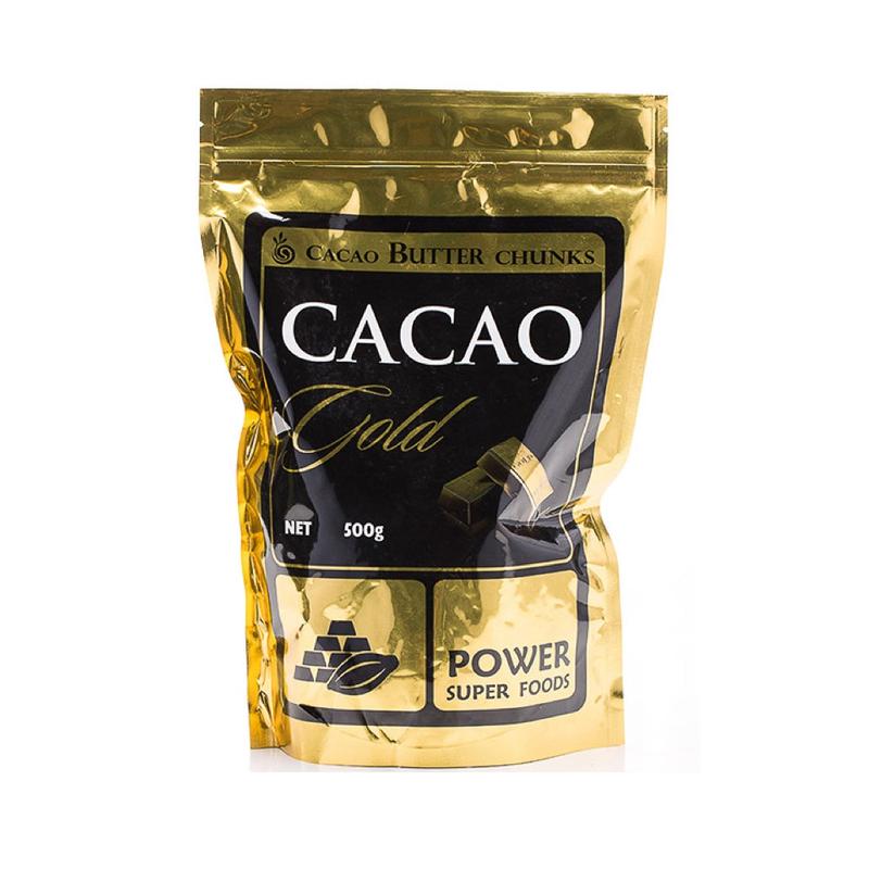POWER SUPER FOODS Cacao Gold - Butter (Chunks) 500g