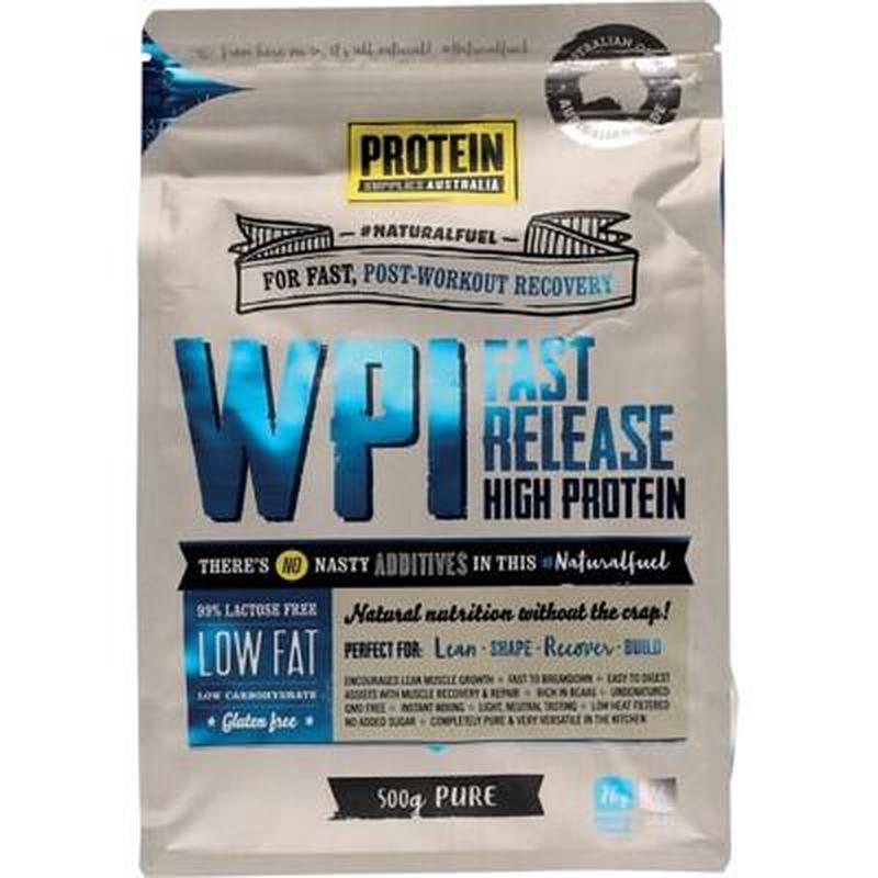 PROTEIN SUPPLIES AUST. WPI (Whey Protein Isolate) Pure 500g