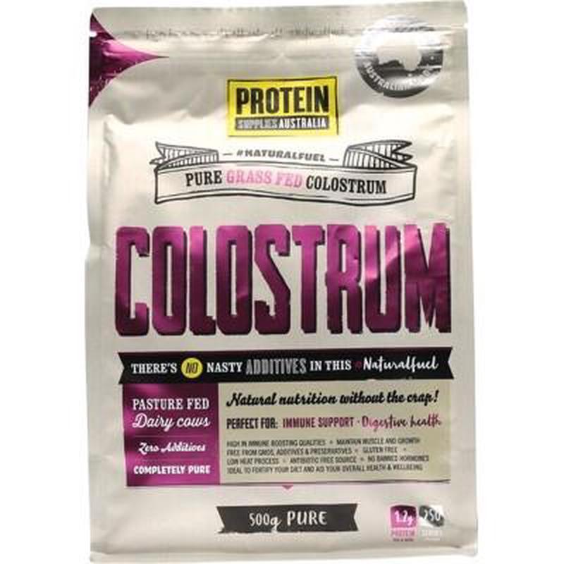 PROTEIN SUPPLIES AUST. Colostrum (Grass Fed) Pure 20% IgG 500g