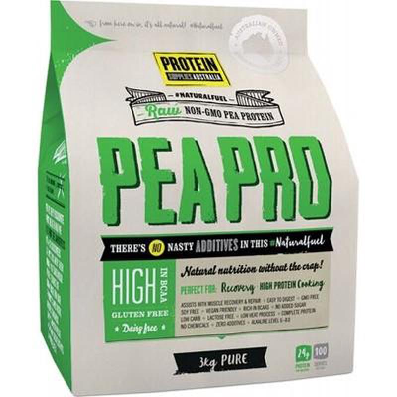 PROTEIN SUPPLIES AUSTRALIA PeaPro Pure Raw Pea Protein 3kg