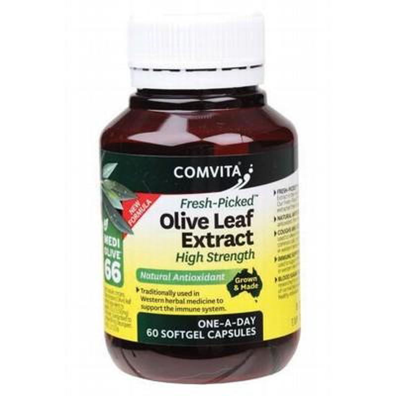 COMVITA Olive Leaf Extract 60 Capsules (Medi Olive 66)