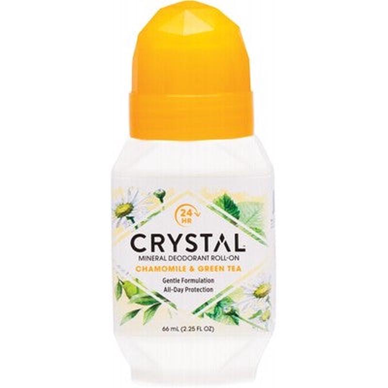 CRYSTAL ESSENCE Roll-on Deodorant Chamomile & Green Tea 66ml