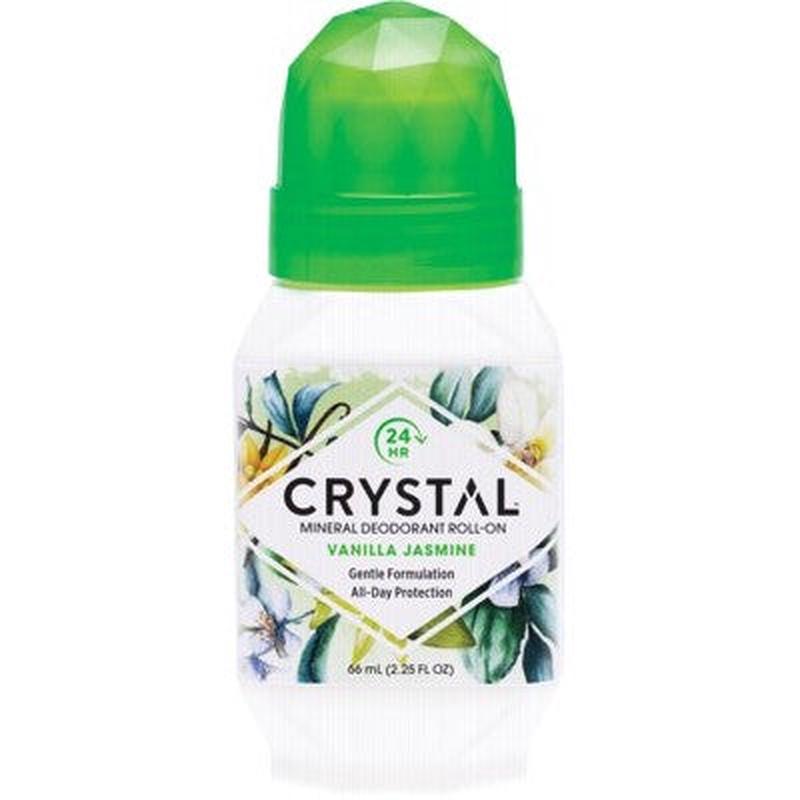 CRYSTAL ESSENCE Roll-on Deodorant Vanilla Jasmine 66ml