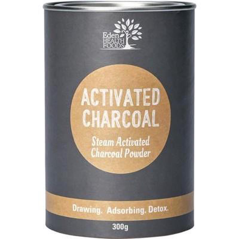 EDEN HEALTHFOODS Steam Activated Charcoal Powder 300g