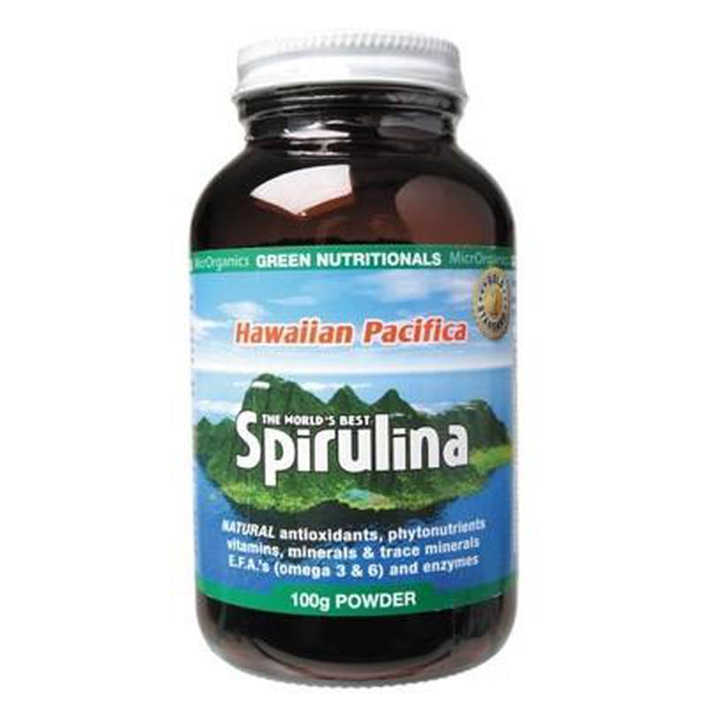 GREEN NUTRITIONALS Hawaiian Pacifica Spirulina Powder 100g