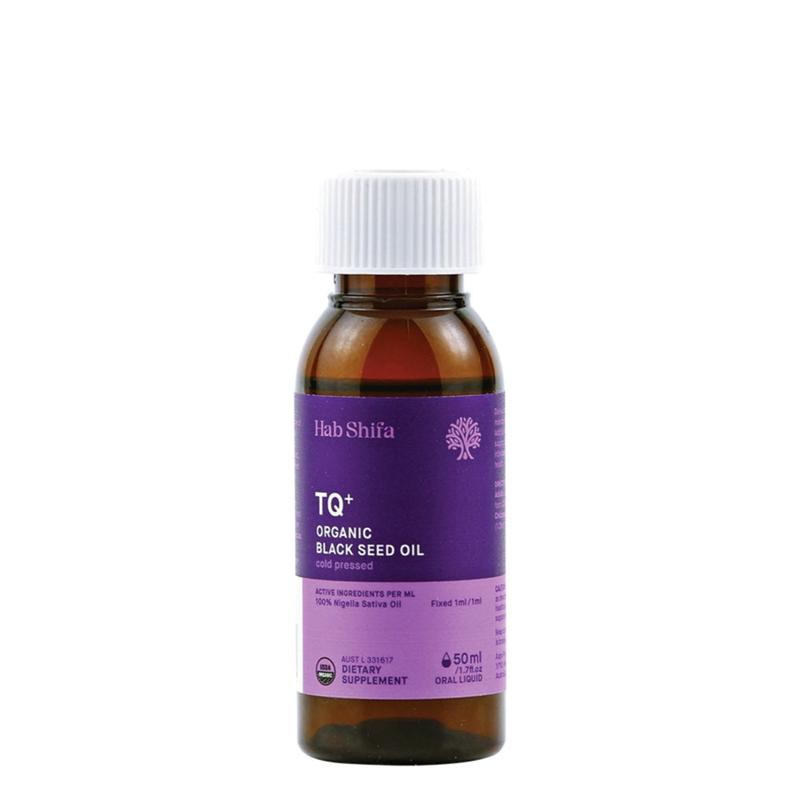 Hab Shifa TQ+ Organic Cold Pressed Black Seed Oil 50ml