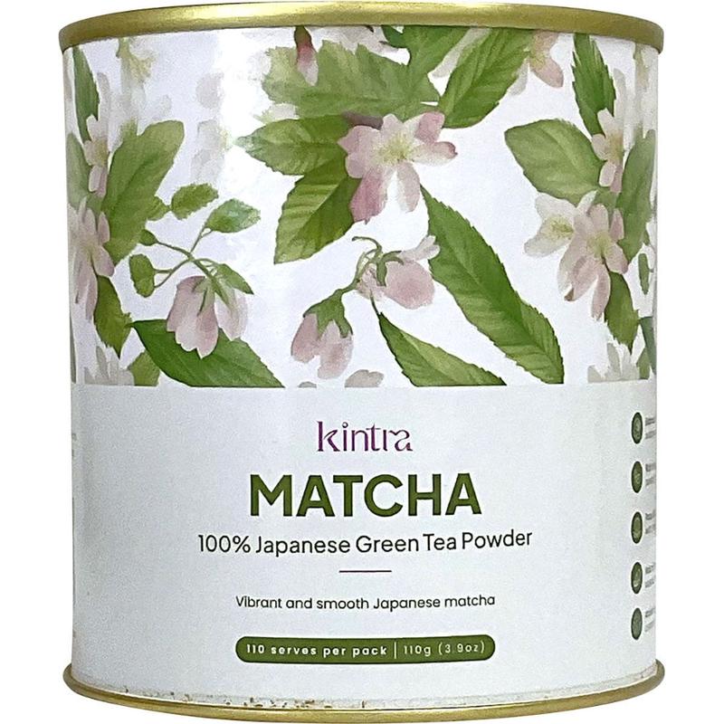 KINTRA FOODS Matcha Green Tea 100% Japanese Green Tea Powder 110g