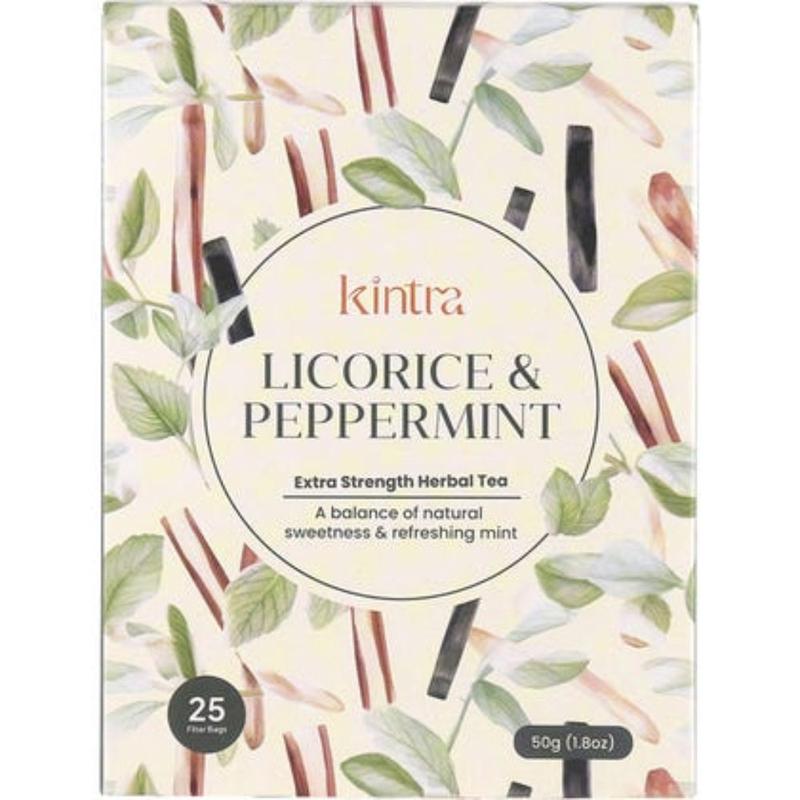 KINTRA FOODS Licorice & Peppermint Tea - 25 Teabags