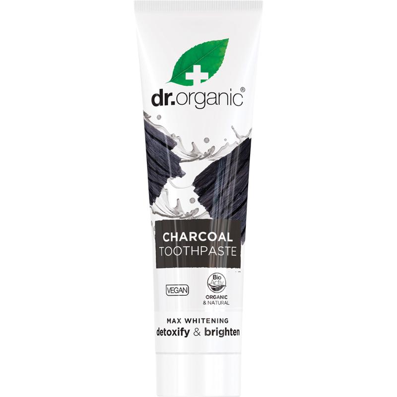 DR ORGANIC Activated Charcoal Toothpaste Extra White Bioactive 100ml