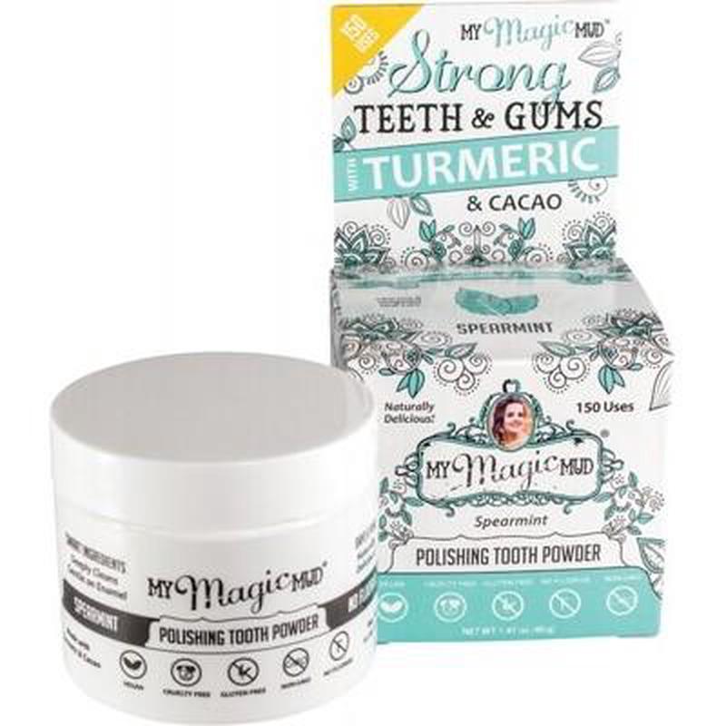 MY MAGIC MUD Polishing Tooth Powder Spearmint 40g