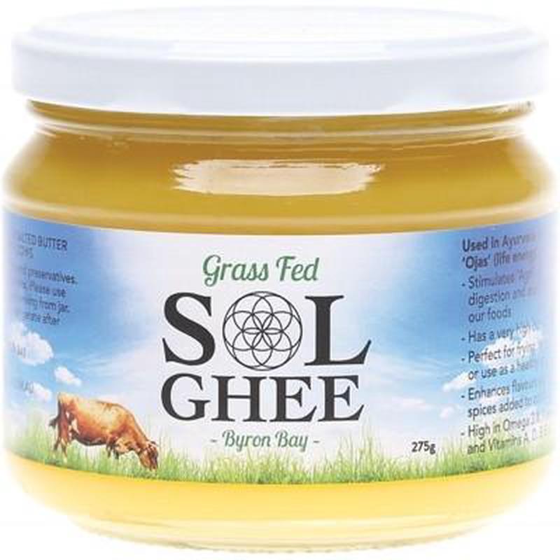 SOL GHEE Grass Fed Ghee 275g