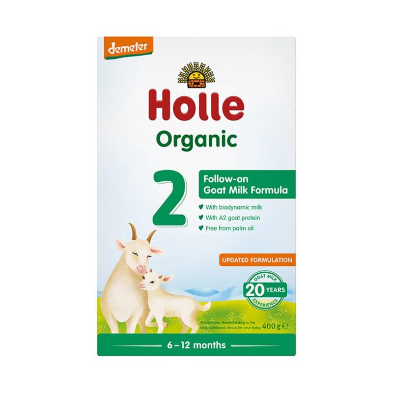 HOLLE Organic Goat Milk Follow-on Formula 2 with DHA 400g