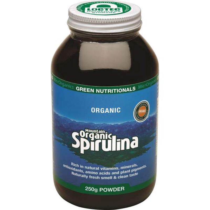 Green Nutritionals by MicrOrganics Mountain Organic Spirulina Powder 250g