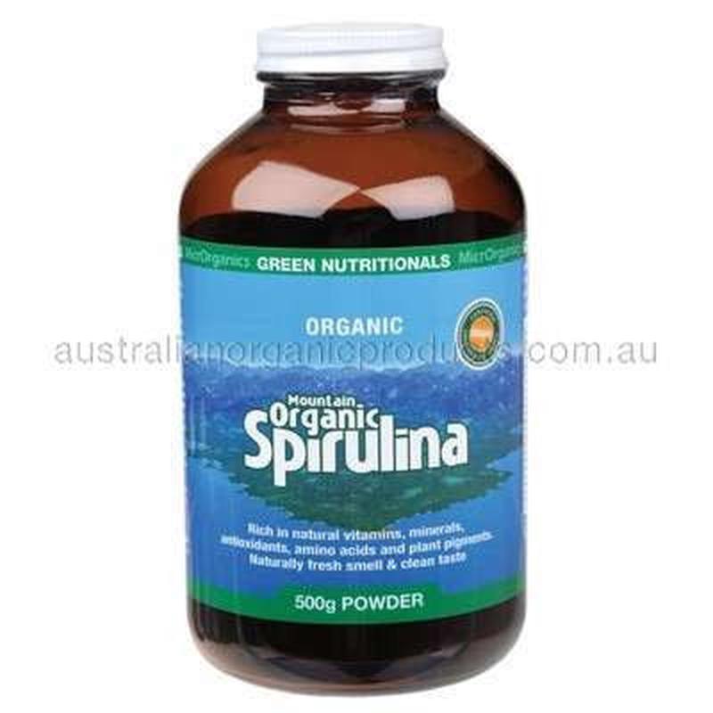 Green Nutritionals by MicrOrganics Mountain Organic Spirulina Powder 500g