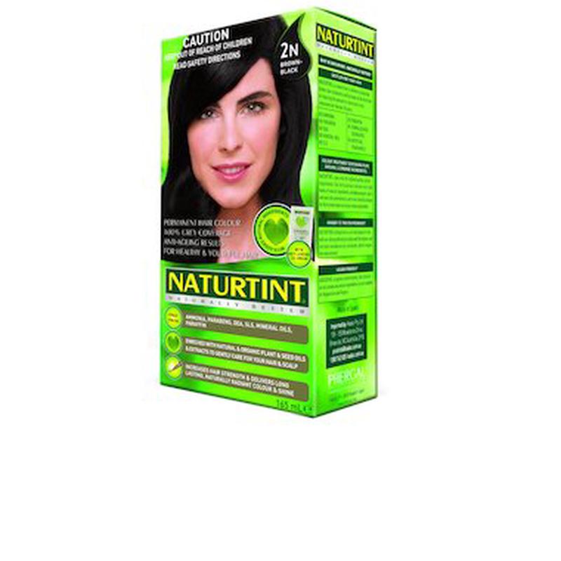 NATURTINT Brown Black Plant Based Hair Colour - 2N 170mL