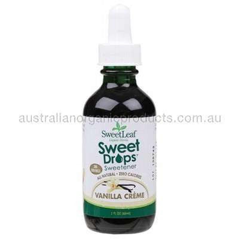 SWEET LEAF Sweet Drops Organic Liquid Stevia Vanilla Creme 60ml
