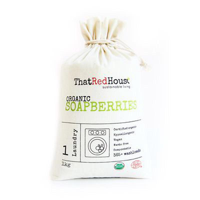 THAT RED HOUSE Organic Soapberries 1kg Natural Laundry Detergent
