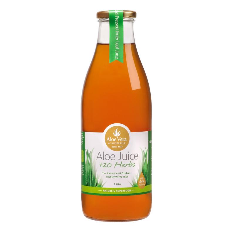 ALOE VERA OF AUSTRALIA Aloe Juice + 20 Herbs 1L