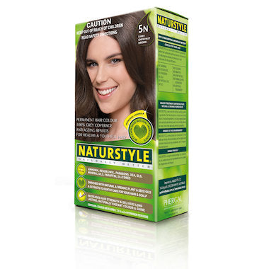 NATURTINT Light Chestnut Brown Plant Based Hair Colour - 5N 170mL