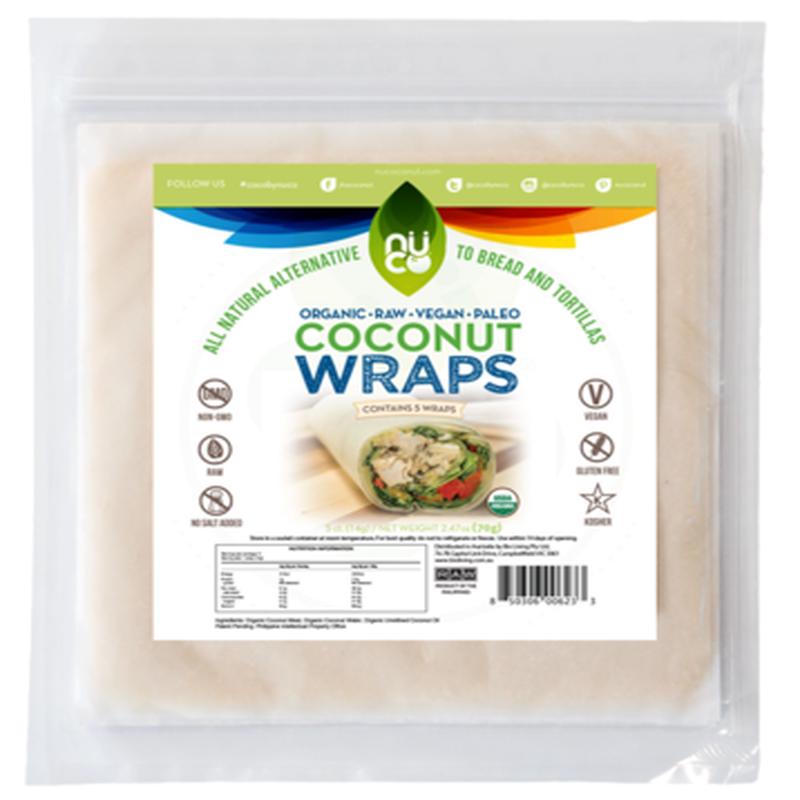 NUCO Organic Coconut Wraps 5pk