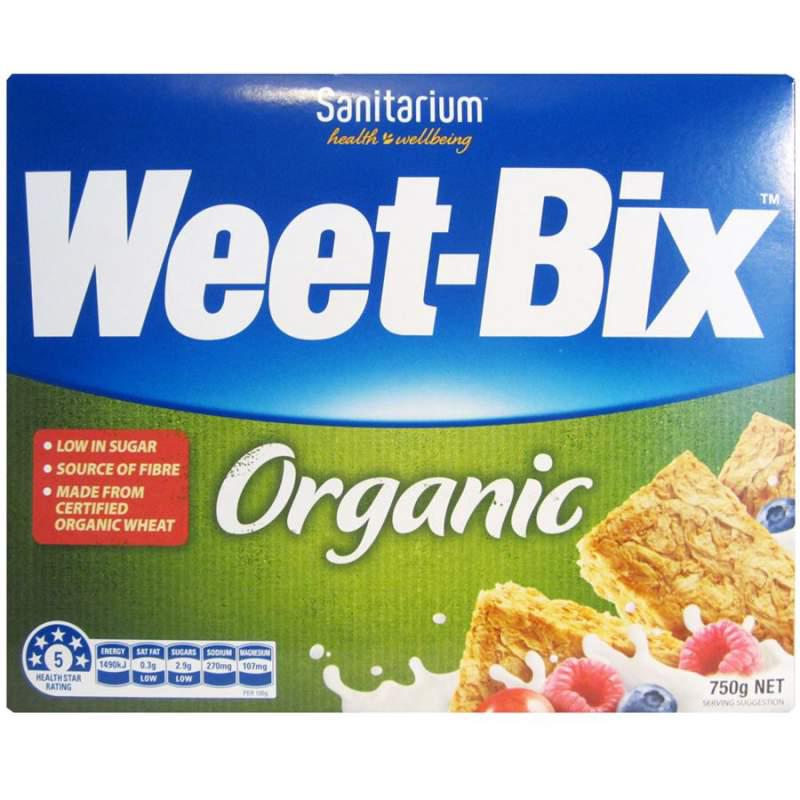 SANITARIUM Weetbix Cert. Organic Weet-Bix 750g